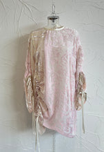 Load image into Gallery viewer, Drawstring Velvet Fringe Dress