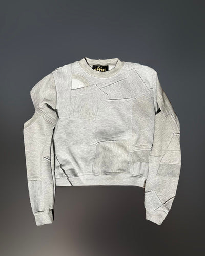 Cropped Cut Out Crewneck