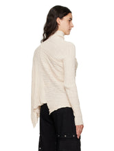 Load image into Gallery viewer, Recycled Cotton Knit Draped Jumper