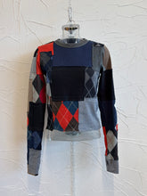 Load image into Gallery viewer, Fitted Argyle Sweater