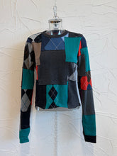 Load image into Gallery viewer, Fitted Argyle Sweater