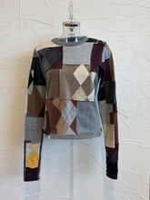 Load image into Gallery viewer, Fitted Argyle Sweater