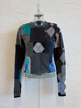 Load image into Gallery viewer, Fitted Argyle Sweater
