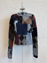 Load image into Gallery viewer, Fitted Argyle Sweater