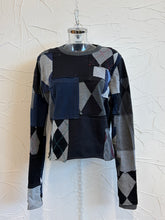 Load image into Gallery viewer, Fitted Argyle Sweater