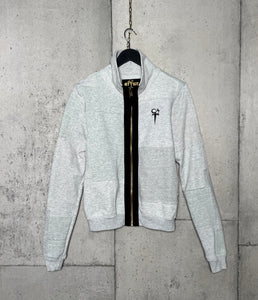 Solid Zip Up Sweater