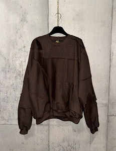 Cropped Cut Out Crewneck