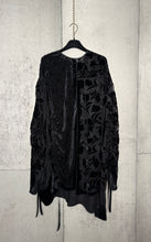 Load image into Gallery viewer, Drawstring Velvet Fringe Dress