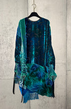 Load image into Gallery viewer, Drawstring Velvet Fringe Dress