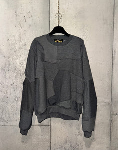 Cropped Cut Out Crewneck