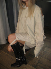 Load image into Gallery viewer, Patchwork Cutout Dress