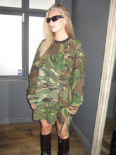 Load image into Gallery viewer, Patchwork Camo Cutout Dress