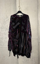 Load image into Gallery viewer, Drawstring Velvet Fringe Dress