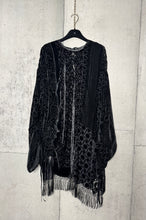Load image into Gallery viewer, Drawstring Velvet Fringe Dress