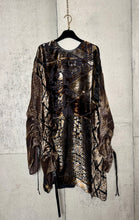 Load image into Gallery viewer, Drawstring Velvet Fringe Dress