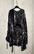 Load image into Gallery viewer, Drawstring Velvet Fringe Dress