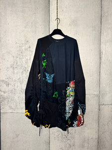 Drawstring Tattoo Dress