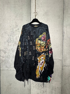 Drawstring Tattoo Dress
