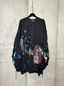 Drawstring Tattoo Dress