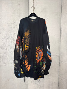 Drawstring Tattoo Dress