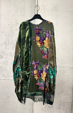 Load image into Gallery viewer, Drawstring Velvet Fringe Dress