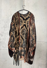 Load image into Gallery viewer, Drawstring Velvet Fringe Dress