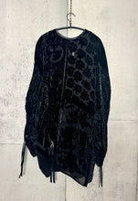 Load image into Gallery viewer, Drawstring Velvet Fringe Dress