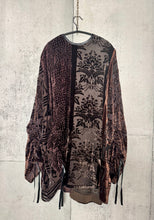 Load image into Gallery viewer, Drawstring Velvet Fringe Dress