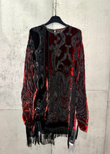 Load image into Gallery viewer, Drawstring Velvet Fringe Dress