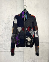 Load image into Gallery viewer, Argyle Zip Up Sweater