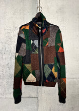 Load image into Gallery viewer, Argyle Zip Up Sweater