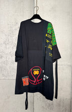 Load image into Gallery viewer, Mixed Print Oversized T-Shirt Dress