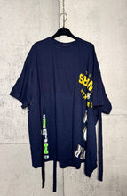 Load image into Gallery viewer, Mixed Print Oversized T-Shirt Dress