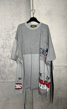 Load image into Gallery viewer, Mixed Print Oversized T-Shirt Dress