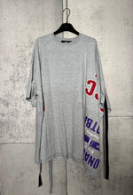 Load image into Gallery viewer, Mixed Print Oversized T-Shirt Dress