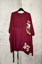 Load image into Gallery viewer, Mixed Print Oversized T-Shirt Dress