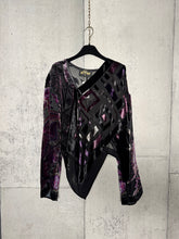 Load image into Gallery viewer, Asymmetrical Velvet Top