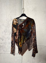 Load image into Gallery viewer, Asymmetrical Velvet Top