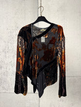 Load image into Gallery viewer, Asymmetrical Velvet Top