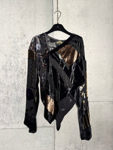 Load image into Gallery viewer, Asymmetrical Velvet Top