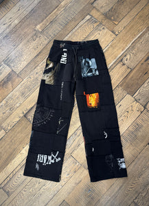 Metal Wide Leg Sweatpants