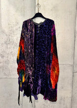Load image into Gallery viewer, Drawstring Velvet Fringe Dress