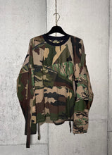 Load image into Gallery viewer, Patchwork Camo Cutout Top