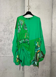 Drawstring Tattoo Dress