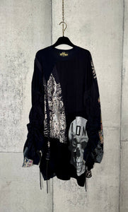 Drawstring Tattoo Dress