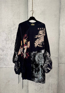 Drawstring Tattoo Dress