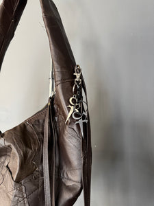 Leather Patchwork Shoulder Bag