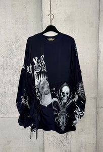 Drawstring Tattoo Dress