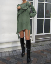 Load image into Gallery viewer, Patchwork Cutout Dress