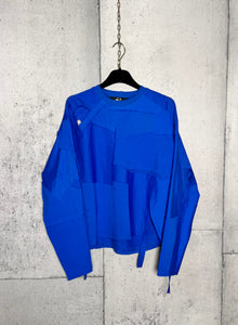 Patchwork Cutout Top